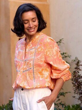 MAYE The Label Paloma Aurelia Floral Cotton Shirt M